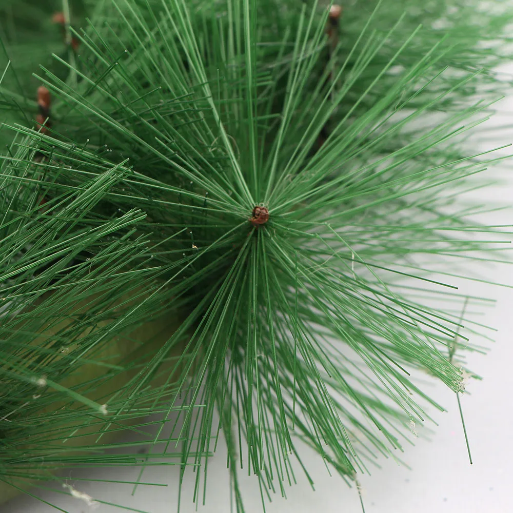 Description Picture 3 of itemBlue Christmas Wreaths for Front Door Winter Artificial Christmas Garland Decoration with Bow Flowers Ball for Christmas Decor