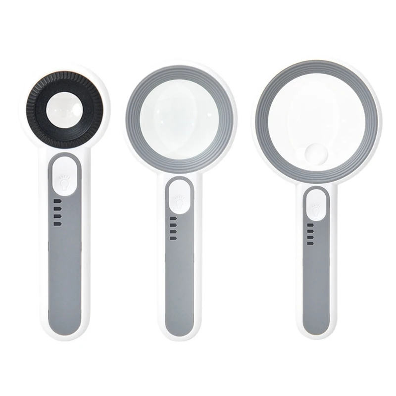 

LED Light Glass Loupe Magnifier For Circuit Boards Hallmarks Jewelry