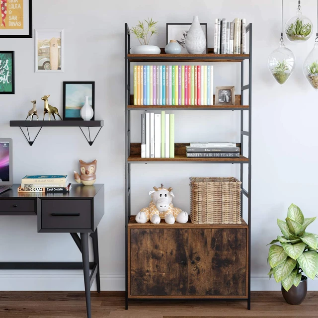 Homfa Bathroom Storage Cabinet with 3 Tier Shelf Drawer Glass?Door