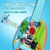 La Granja De Zenon 32CM Mini Size Ukulele Musical Instruments Toys For Children Beginner Small Guitar Toys Zenon Farm Toys 2