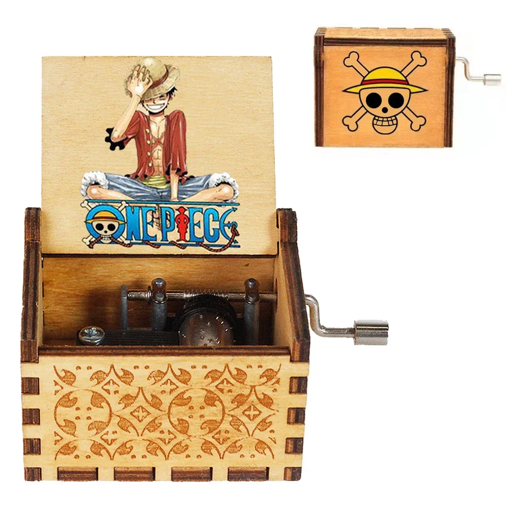 Antique Wooden Carved Hand Crank Music Box music box FilmTheme Music Box