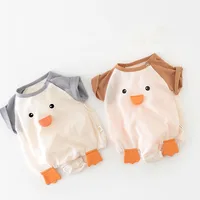 Summer Baby Bodysuit Short Sleeve Boys One Piece Waffle Infant Girls Clothes 1