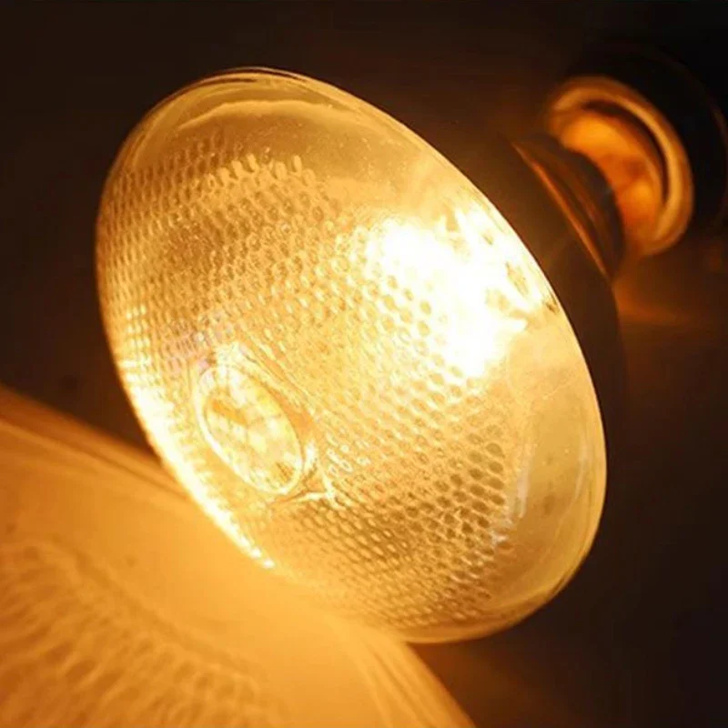 220V Infrared Heating Bulb Lamp 150/250W for Amphibians Reptiles Poultry Pets Livestock E27 Chicken Duck Farm Supplies