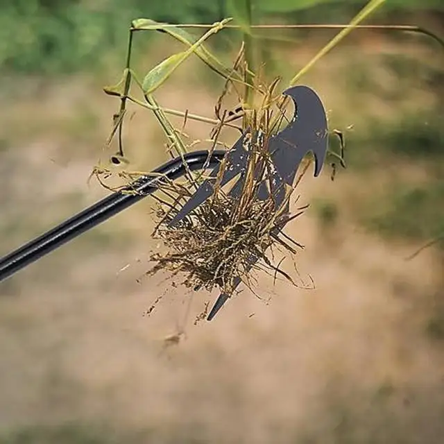 Description Picture 4 of item4 Teeths - Multifunctional Hand Weeder for Garden - Durable & Portable Garden Weeding Tool for Vegetable Gardening & Farm Planti