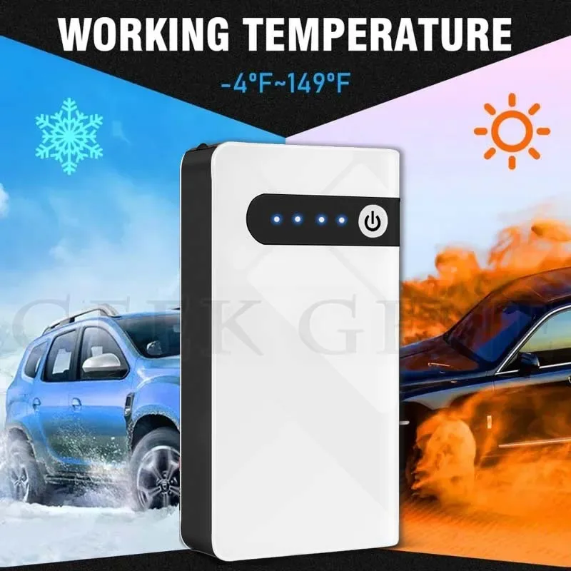 Car Battery Jump Starter 8000mAh Portable Car Battery Booster Charger 12V Starting Device Emergency Booster 3 Car Battery Jump Starter 8000mAh Portable Car Battery Booster Charger 12V Starting Device Emergency Booster - Image 3