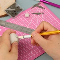 Metal Handle Craft Carving Sculpture Cutter with 10pcs Blade Fniiva Engraving Paper Non-Slip Knife DIY Repair Hand Leather Tools 4
