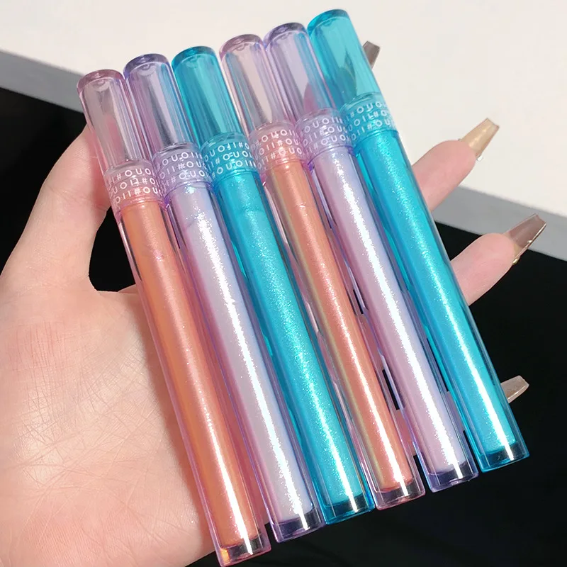 Eyeshadow Stick Liquid Eyeshadow High Color Waterproof Quick Dry Lasting Non-Fade Pearl Glitter Women Eye Makeup