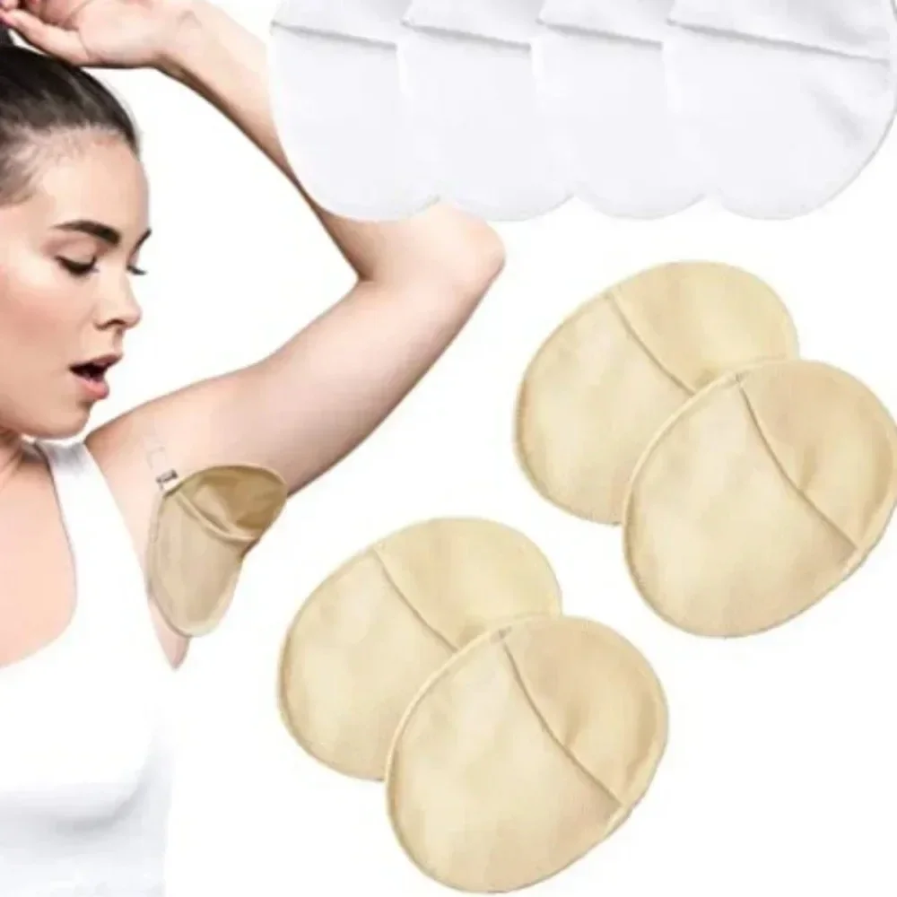 1Pair Underarm Sweat Pad Reusable Dress Clothing Absorb Armpit Sweat Perspiration Pads Absorbent Deodorant Pad for Woman Beauty underarm sweat pads