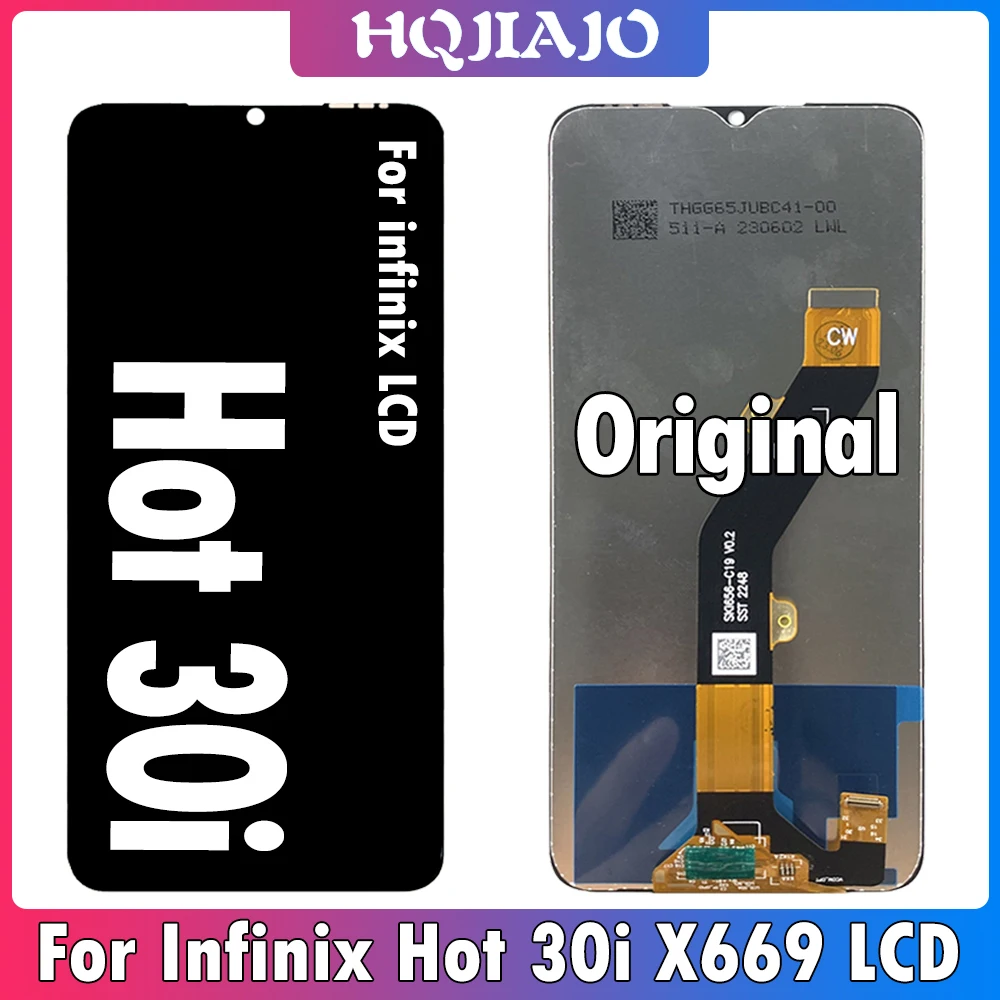 6-56-Original-For-Infinix-Hot-30i-X669-X669C-LCD-Display-Touch-Screen ...