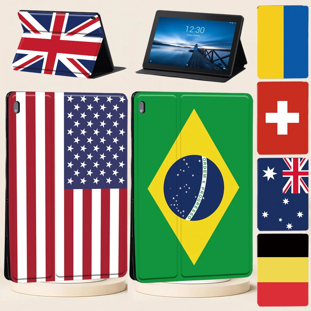 Custodia Per Tablet Lenovo Tab M10 X605F X505F/Tab E10 Tb-X104F/Tab M10 Plus X606F/M10 Hd X306F X306X/Tab M7/M8 Cover Ultra Sottile