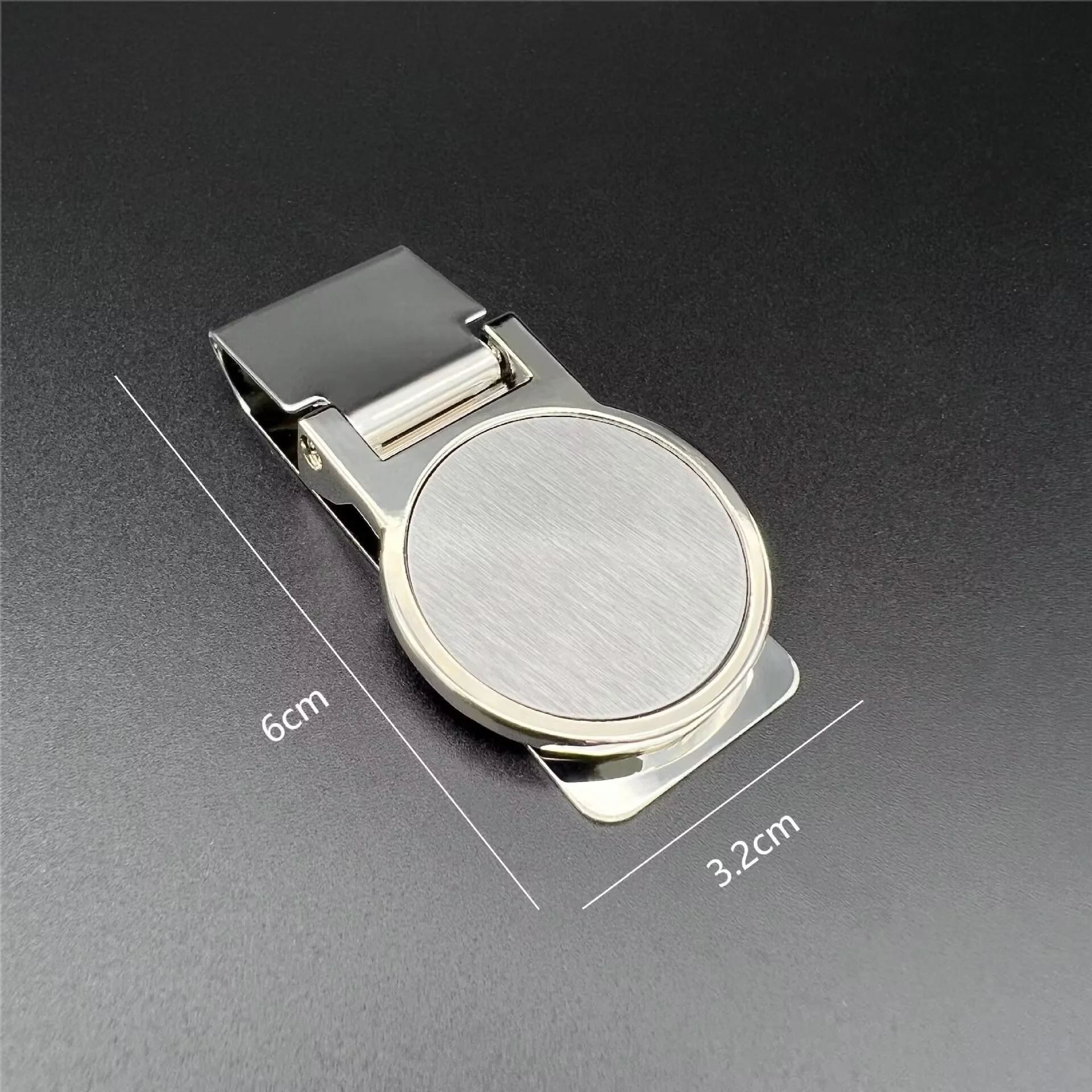 6 Stile, individueller Schriftzug, hochwertige Geldklammer-Geldbörse für Herren, Edelstahl-Metall-Geldklammer, einfacher Dollar-Geldklemmhalter – Detail 10