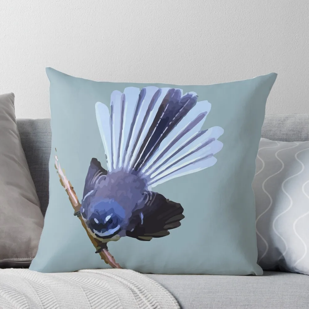 

New Zealand Fantail Throw Pillow Pillowcases Bed Cushions Bed pillowcases christmas decorations 2024