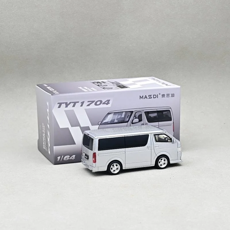 MASDI 1/64 ハイエース シミュレーション合金バンモデル - 高速配送