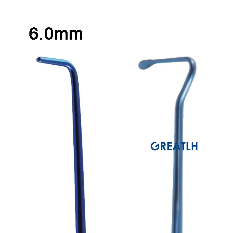 1pcs Titanium Muscle Hook Strabismus Hook Teaser Helveston Finder Ophthalmic Surgery Instrument veterinary surgical instruments,ophthalmic microsurgical scissors,ophthalmic surgical instruments