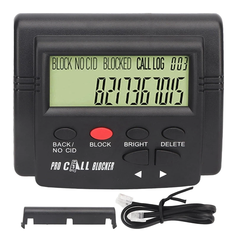 2000 Group High Capacity Call Blocker Anti-Nuisance Incoming Call Phone Blocker +LCD Display 1Set