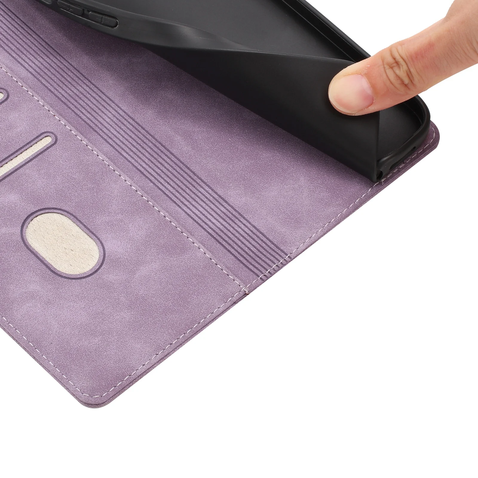 Leather Magnetic Wallet Phone Case - Universal Fit Cover