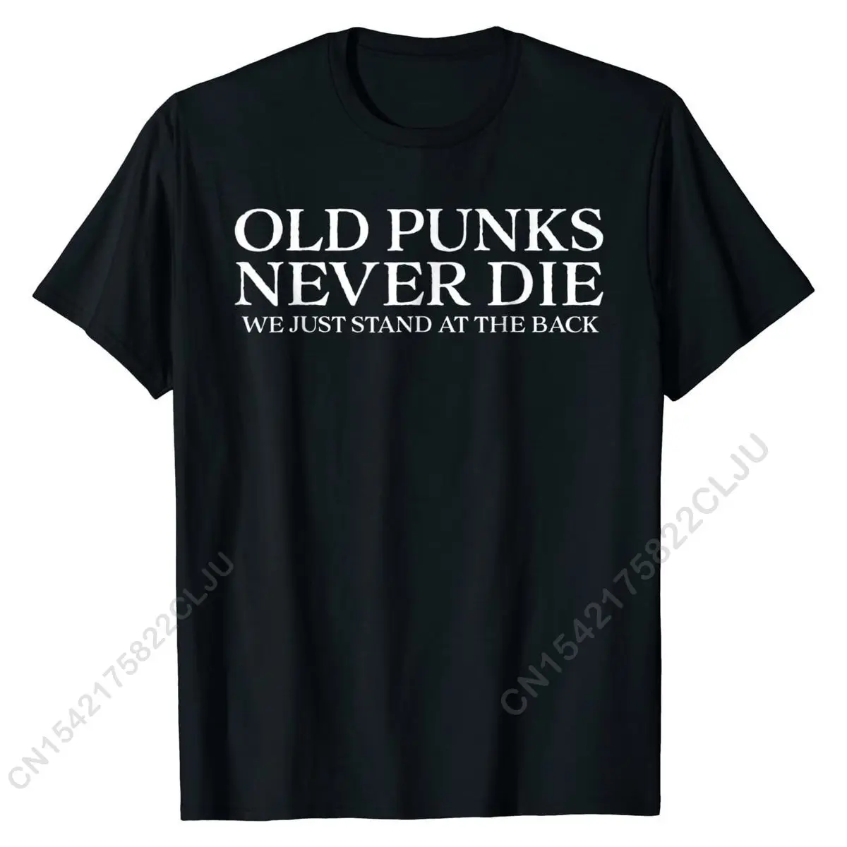 

Old Punks Never Die t-shirt Funny Punk Rock t-shirt Hip Hop Men Tees Cotton Boy T Shirt Hip Hop Funny