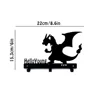 1pc of Mighty Fire Dragon Coat Key Traction Rope Wall Mount Bracket Storage Rack Towel Rack Storage Rack Storage Rack Iron Art 2