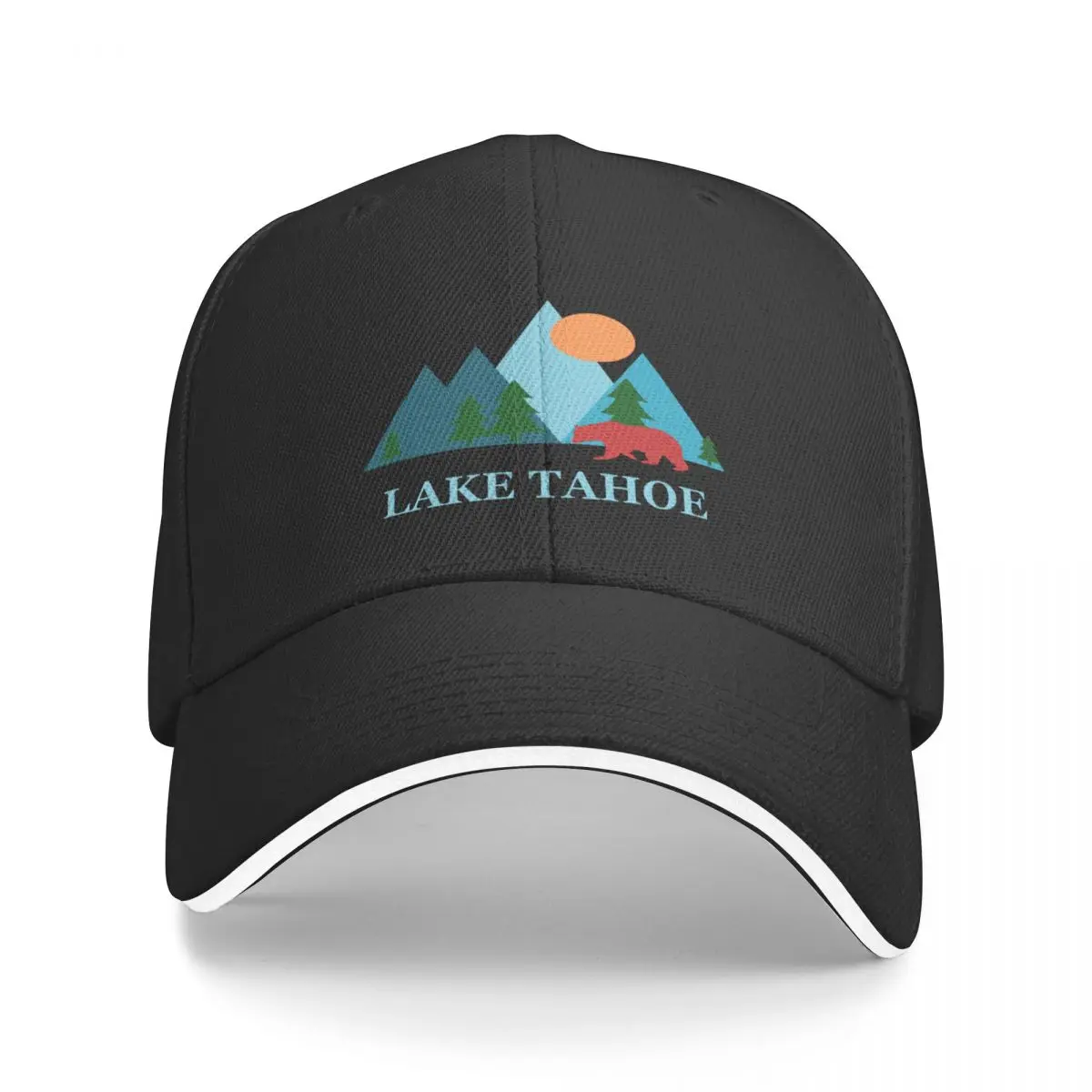 

Lake Tahoe California and Nevada Nature Vacation Souvenir or Gift Bucket Hat Baseball Cap kids hat men cap Women's