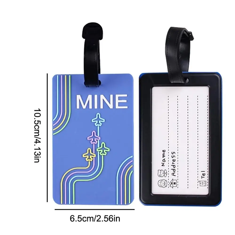 Etichette Bagagli In Silicone Con Cinghia Regolabile - Pack Da 2