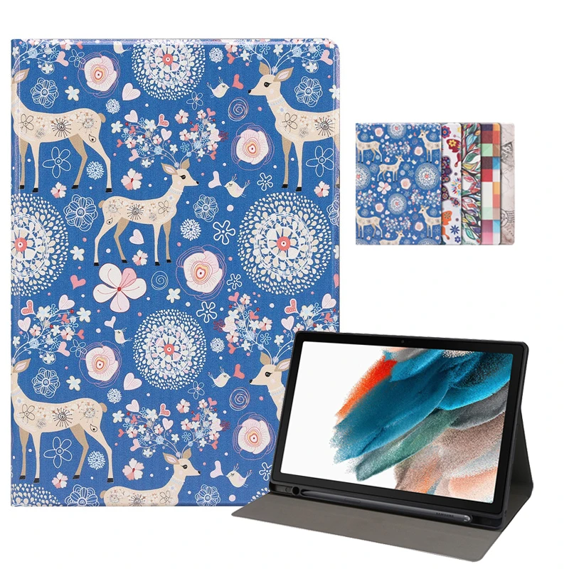Custodia Per Samsung Galaxy Tab A8 Con Portapenne Custodia Morbida Per Tablet Posteriore In Tpu Verniciato Moda Per Galaxy Tab A8 2021 2022