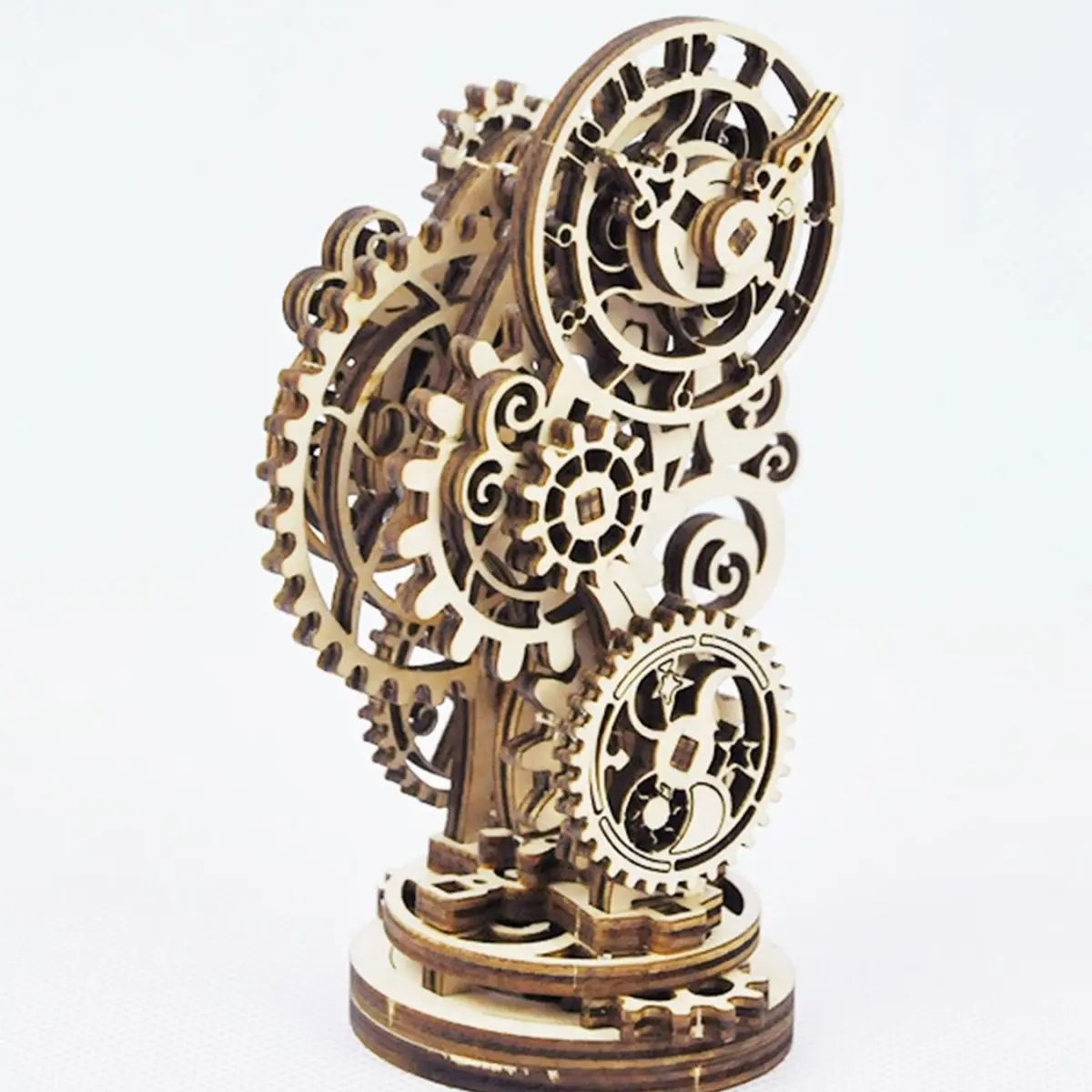 

Steampunk Clock Diy Manual Jigsaw Puzzle 3d Mechanical Clock Educational Toy