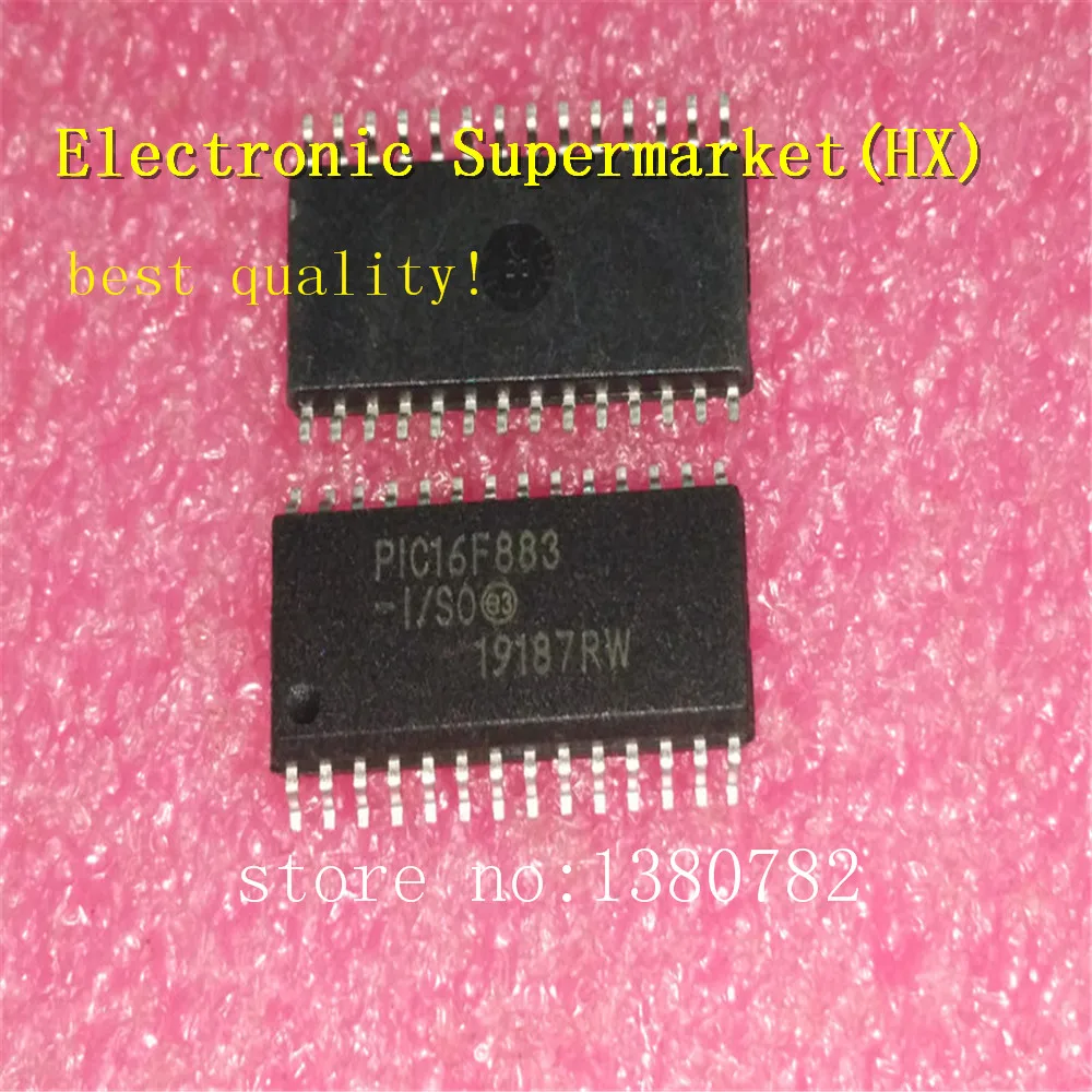 

Free shipping 100pcs/lots PIC16F883-I/SO 16F883-I/SO PIC16F883 SOP-28 IC in stock!