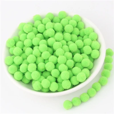 Wholesale 8mm Soft Fur Pompoms for Arts, Crafts, and Home Décor