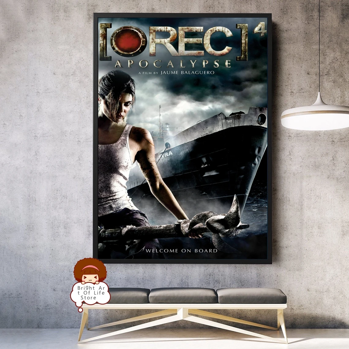 

[REC]⁴ Apocalypse (2014) Movie Poster Classic Art Photo Canvas Print Home Decor Wall Art (Unframed)