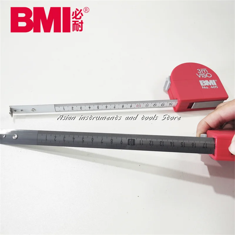 Mètre-ruban BMI eter 429341011 3 m acier inoxydable 