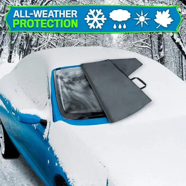 Hochleistungs-Auto-Windschutz scheiben abdeckung Ultra dicke Windschutz scheiben  abdeckung Frontfenster-Auto abdeckungen für den Allwetter-Winter -  AliExpress