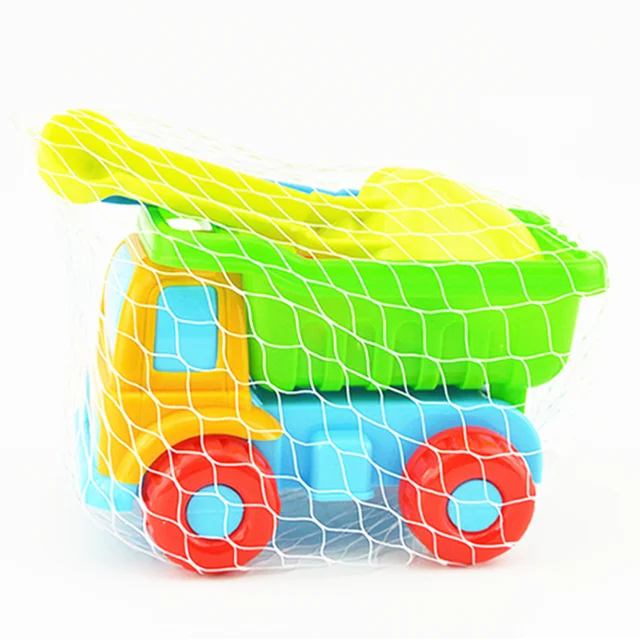 5pcs/Set Kids Beach Truck Shovel Rake Animal Molds Kit Tools Garden Sandpit Pool Storage Toy Collection Sand Away Beach 5