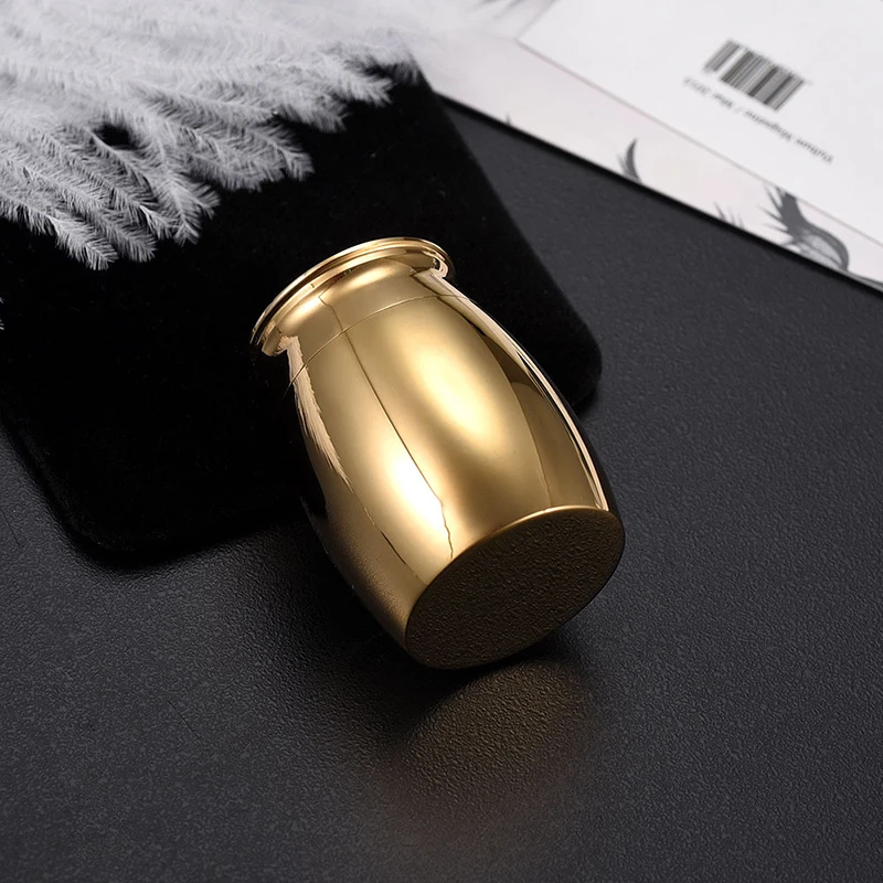Small Mini Cremation Human Ashes Holder Stainless Steel Memorial Keepsake Ash Funeral Urn for Pet Small Ashes for Dog Pet