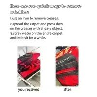 พรมลายการ์ตูนกระต่าย พรมตกแต่งห้องเด็ก พรมปูพื้นสำหรับเด็กเล่น พรมตกแต่งงานเทศกาล 5