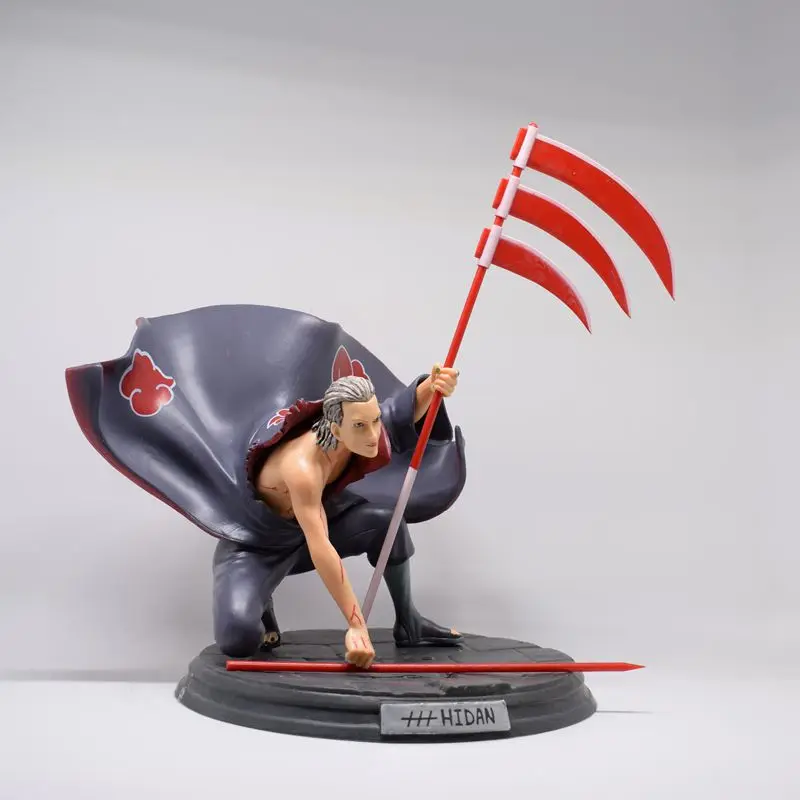 

Anime Naruto Hidan GK Squatting Double Head PVC Action Figure Collectible Model Doll Toy 27cm