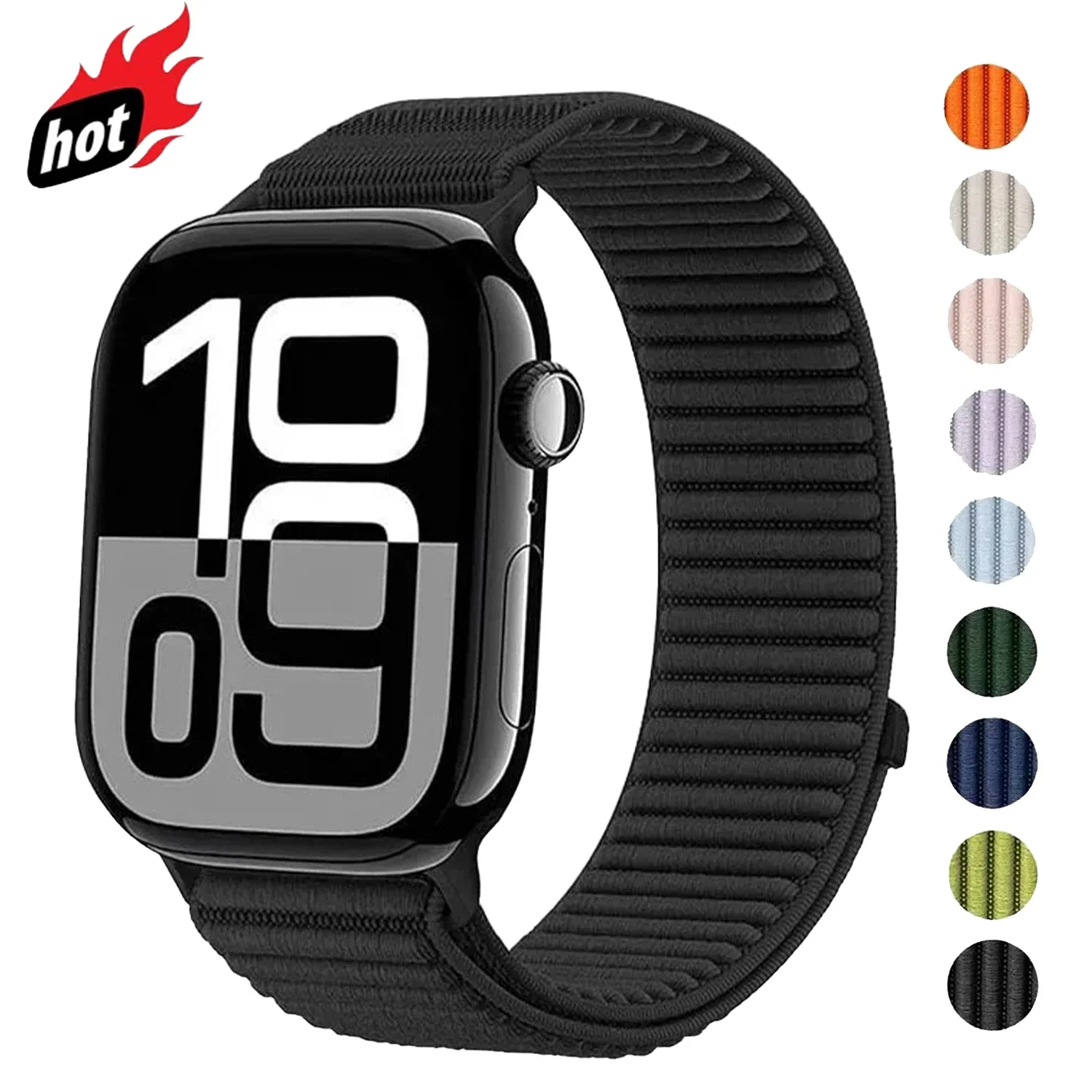 Durable Nylon Loop Watch Band - Versatile Strap Bracelet