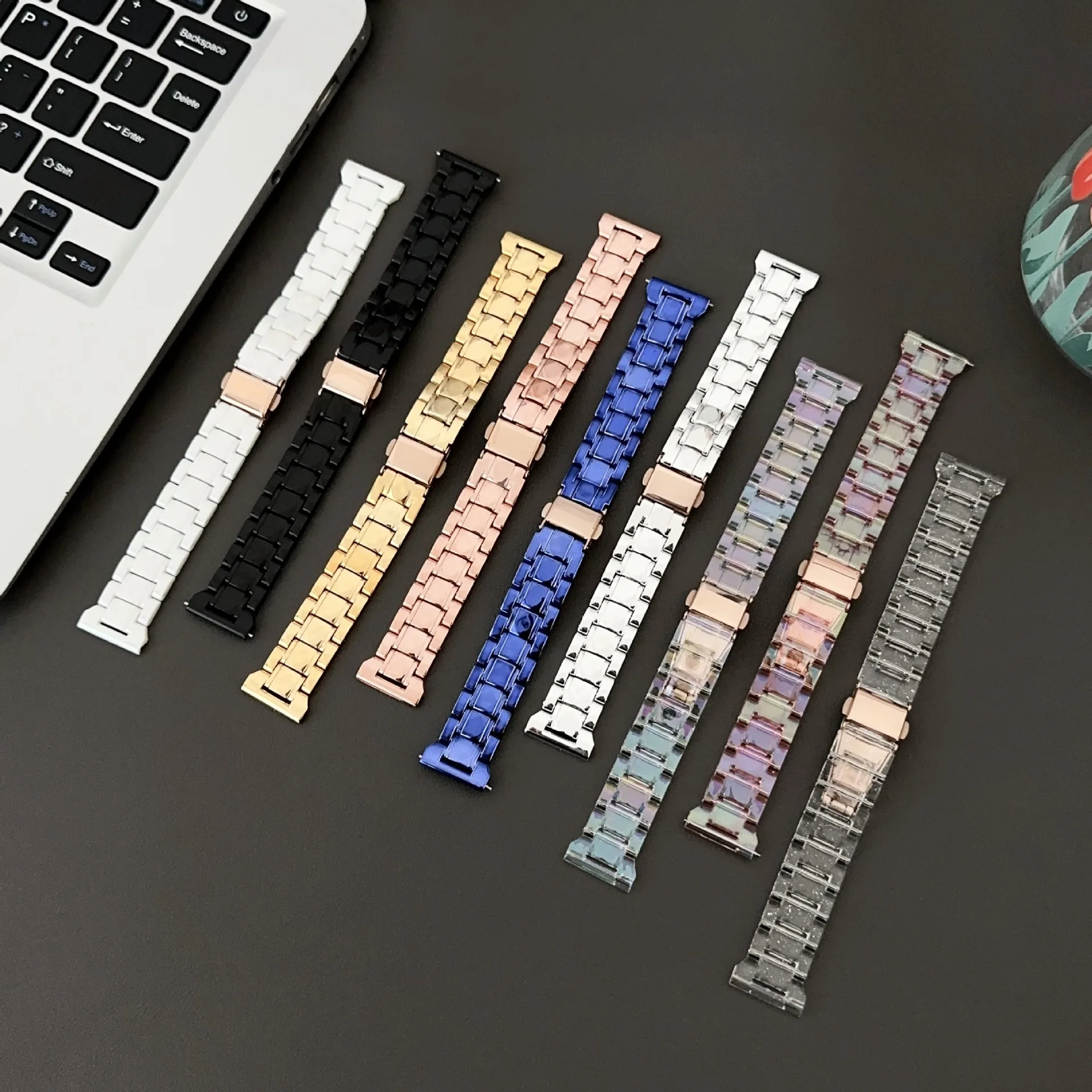 Slim Resin Watch Strap - Lightweight Bracelet Wristband