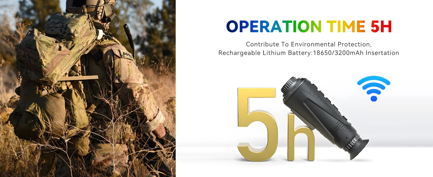 Thermal Vision Monocular for Hunting 384x288 25Hz Heat Vision IR Thermal Vision