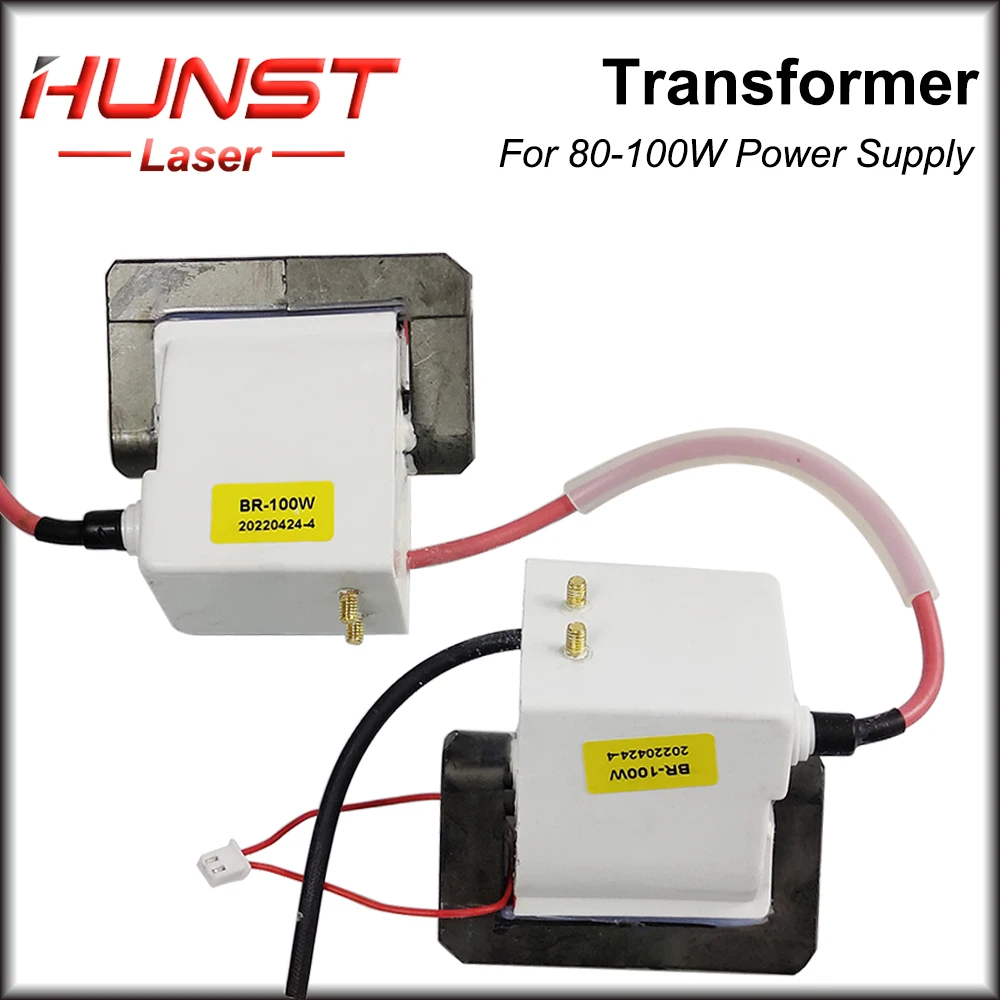 

HUNST High Voltage Flyback Transformer for CO2 Laser Engraving and Cutting Machine BR-100W Laser Power Supply