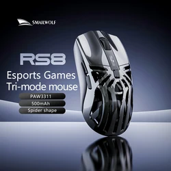 SMAILWOLF RS8 Enhanced Bluetooth Gaming Mouse - High Precision & Lightweight Design (RS8 pro)