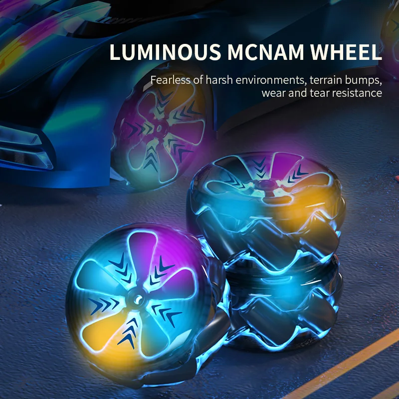 Remote Control Stunt Car with Cool Lights and High Speed