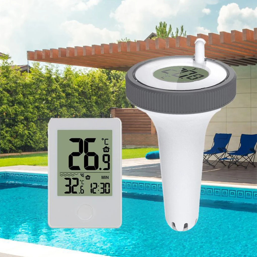 Portable Floating Outdoor Floating Thermometers Digital Swimming Pool Thermometer Used For Swimming Pool Bathrooms Aquarium