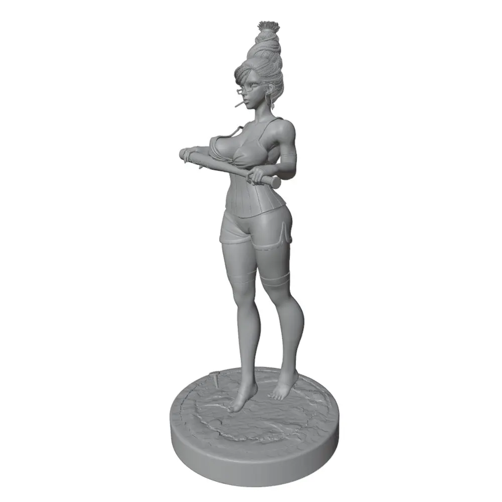 1/24 Resin Figure - Artistic Anime Character Unassembled & Unpainted Statue