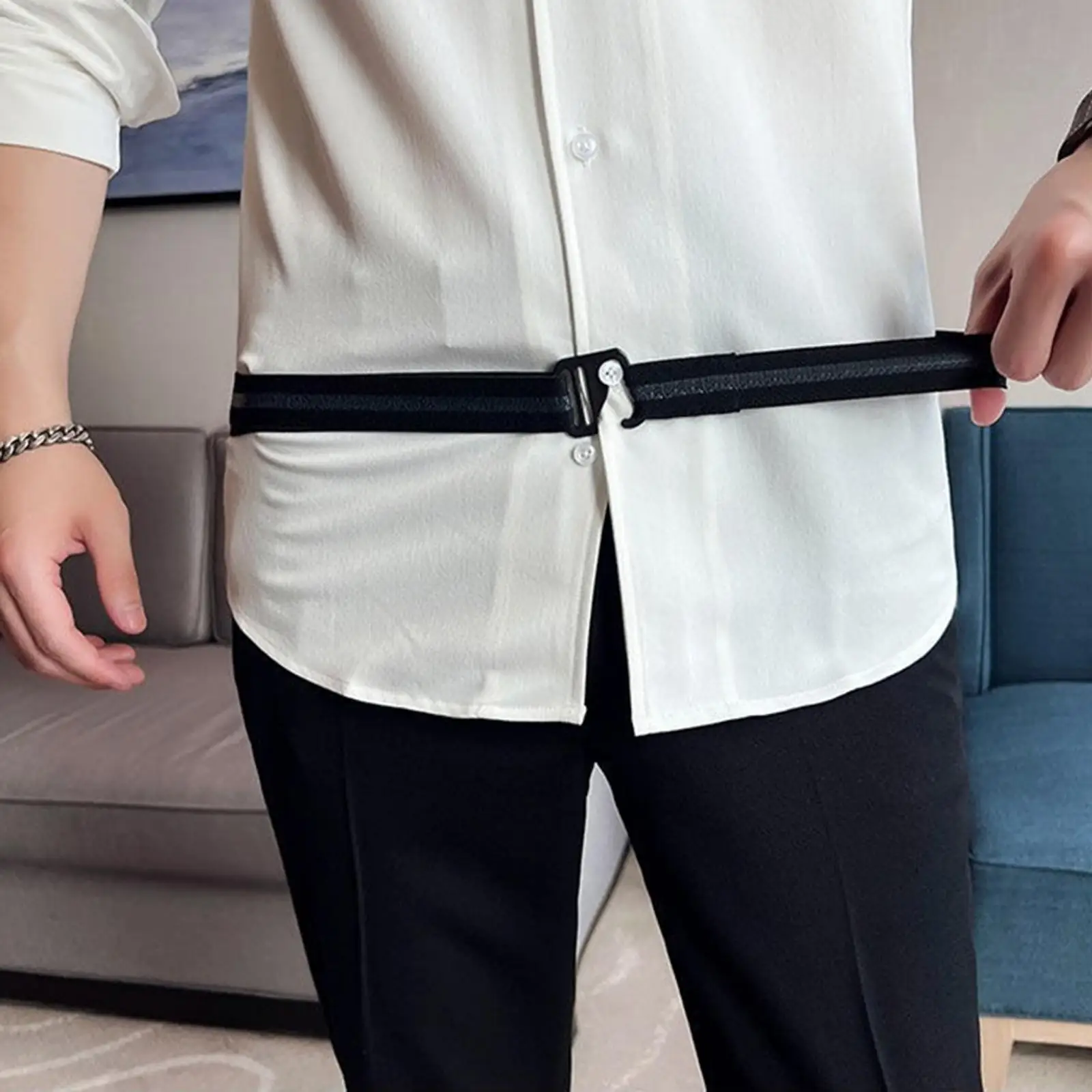 Shirt Stay Belt Sleeve Clip Adjustable Underwear Waistband Lock Belt for  Dress Shirt Keeping Shirt Tucked Men Women Uniform - AliExpress