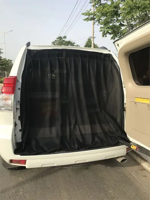 Car Tailgate Mosquito Net Anti-flying Insects Curtain Camping Sunshade  Cover Mesh For VW T5 T6 Car Van Trunk Ventilation Mes - AliExpress