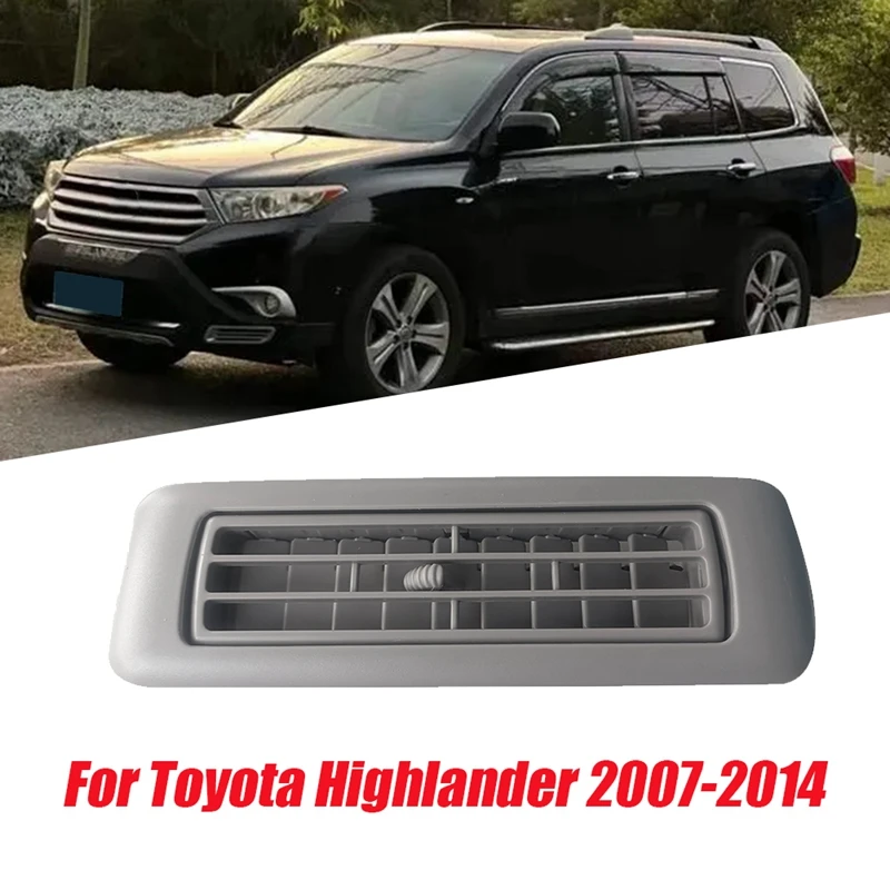 Car Roof Rear Air A/C Vent Grille Parts Side Air Outlet Nozzle For Toyota Highlander 2007-2014 63601-48011-E0 6360148011