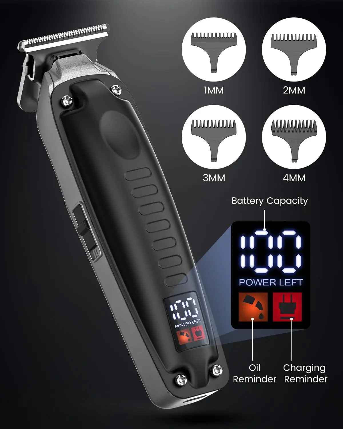 Sejoy Hair Clippers for Men, Hair Trimmer Professional Cordless Barber Machines Mens Shaver Gifts 2