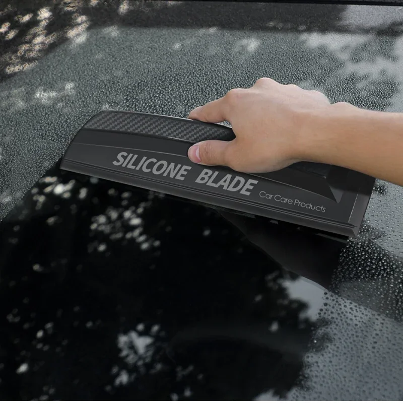 Soft Silicone Handy Squeegee Non-Scratch Car Wrap Tools Water Window Wiper Drying Blade Clean Scraping Film Scraper Accessories 6