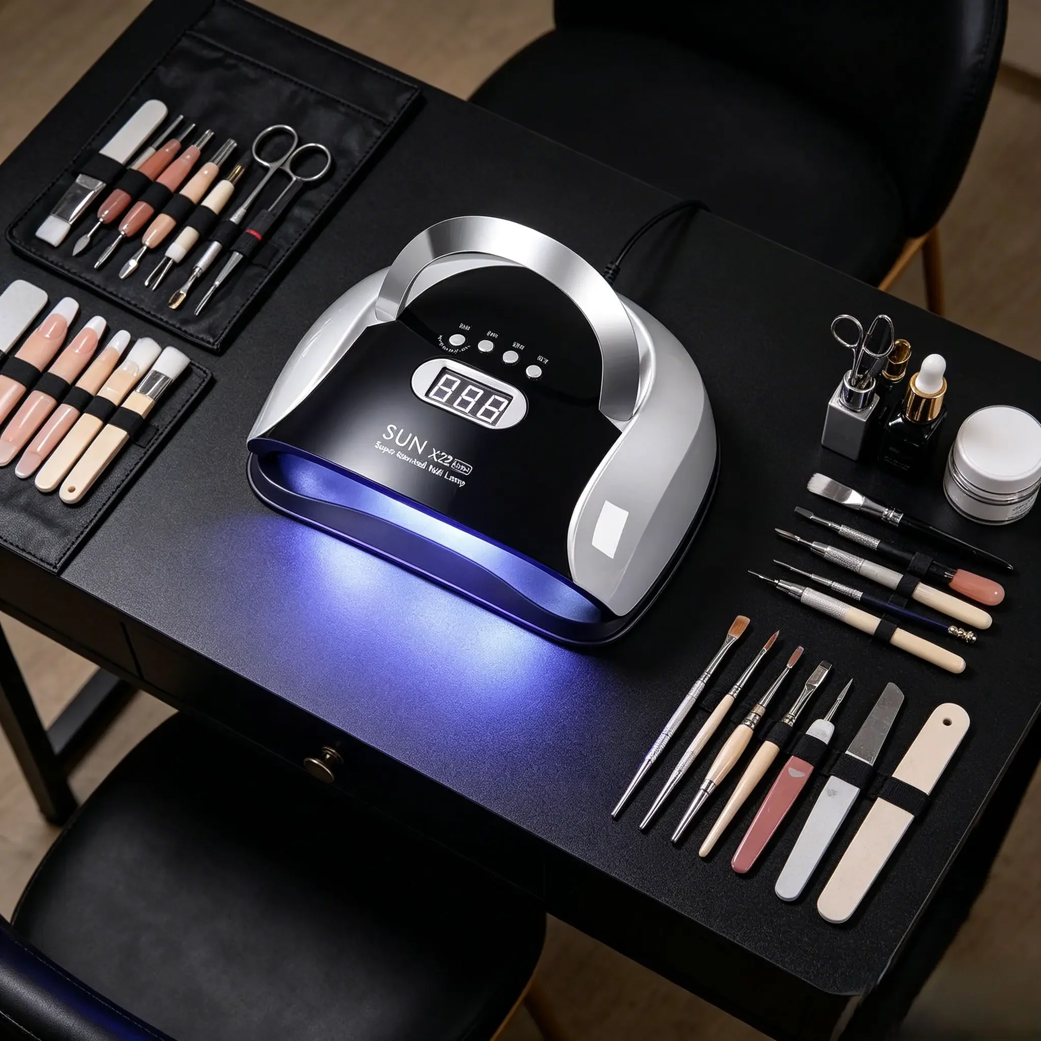 72 LED UV 네일 램프, 자동 센서 네일 건조기, 젤 폴리쉬용 빠른 경화 조명, 전문 네일 아트 도구