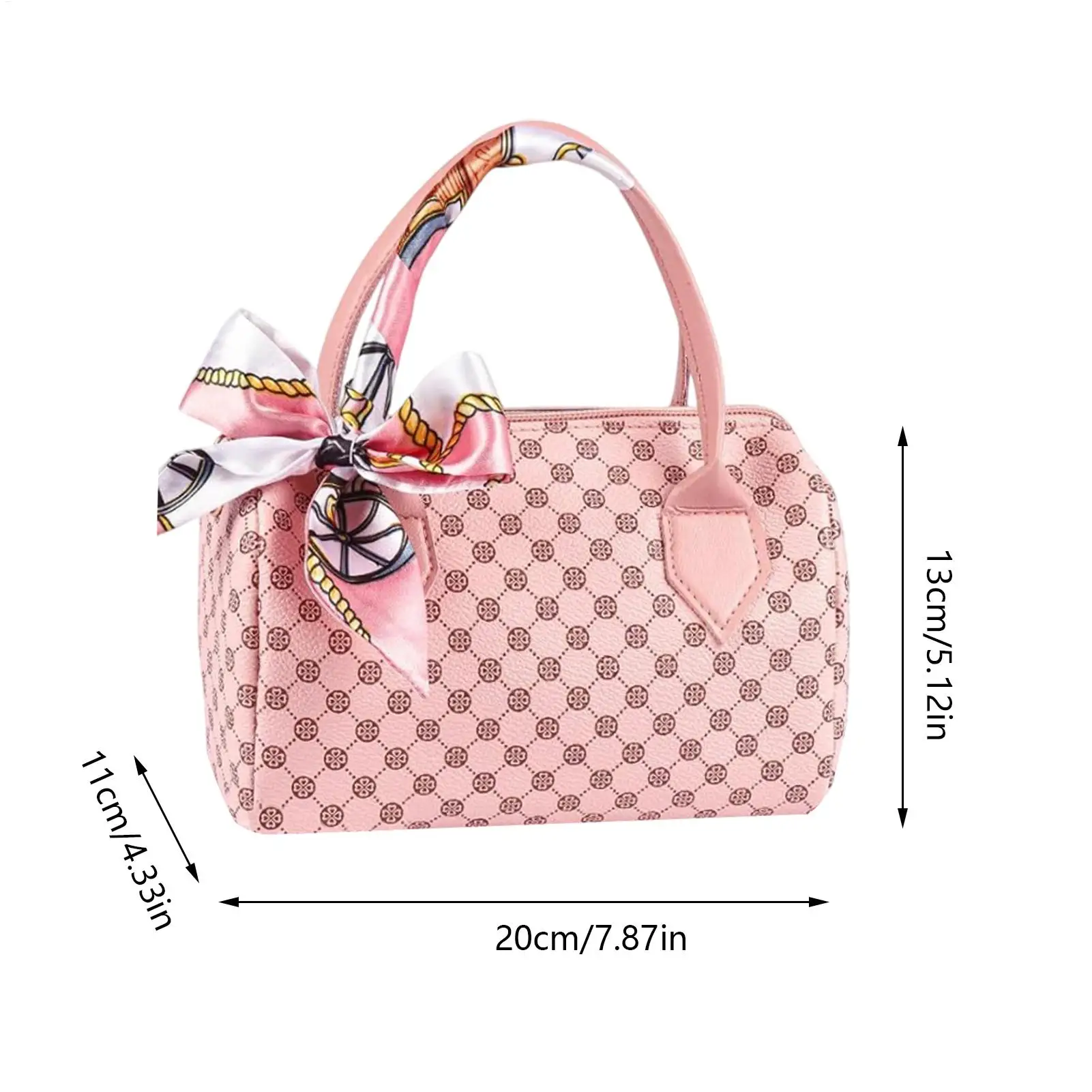 Mini Diva Luxe Handbag Set measurements